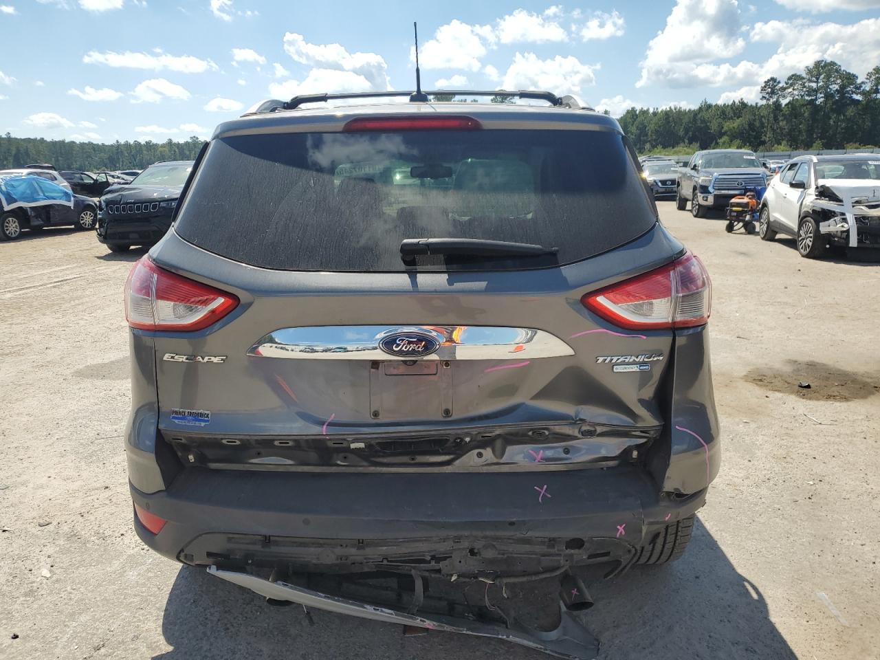 2014 Ford Escape Titanium VIN: 1FMCU9J94EUD92205 Lot: 81107245
