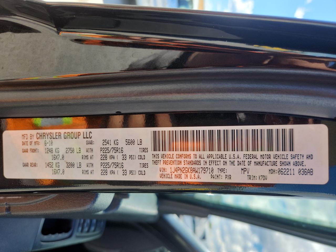 2010 Jeep Liberty Sport VIN: 1J4PN2GK8AW179710 Lot: 80137725