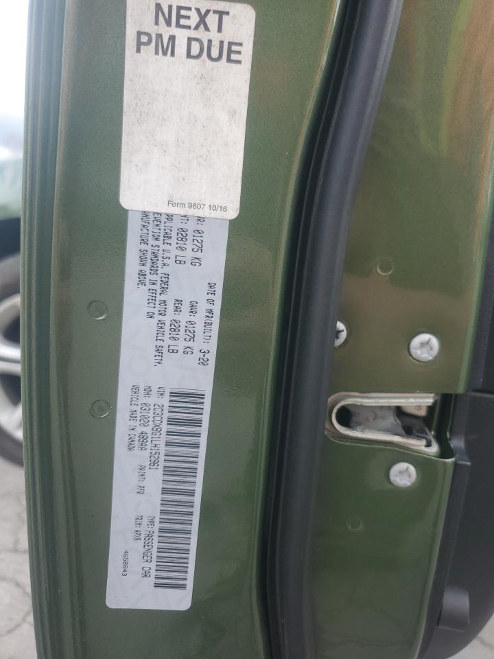 2020 Dodge Charger Sxt VIN: 2C3CDXBG1LH152961 Lot: 84229385