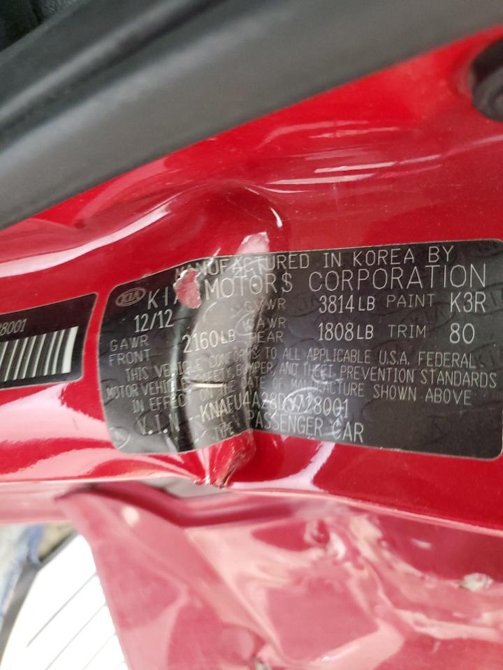 2013 Kia Forte Ex VIN: KNAFU4A28D5728001 Lot: 71239395