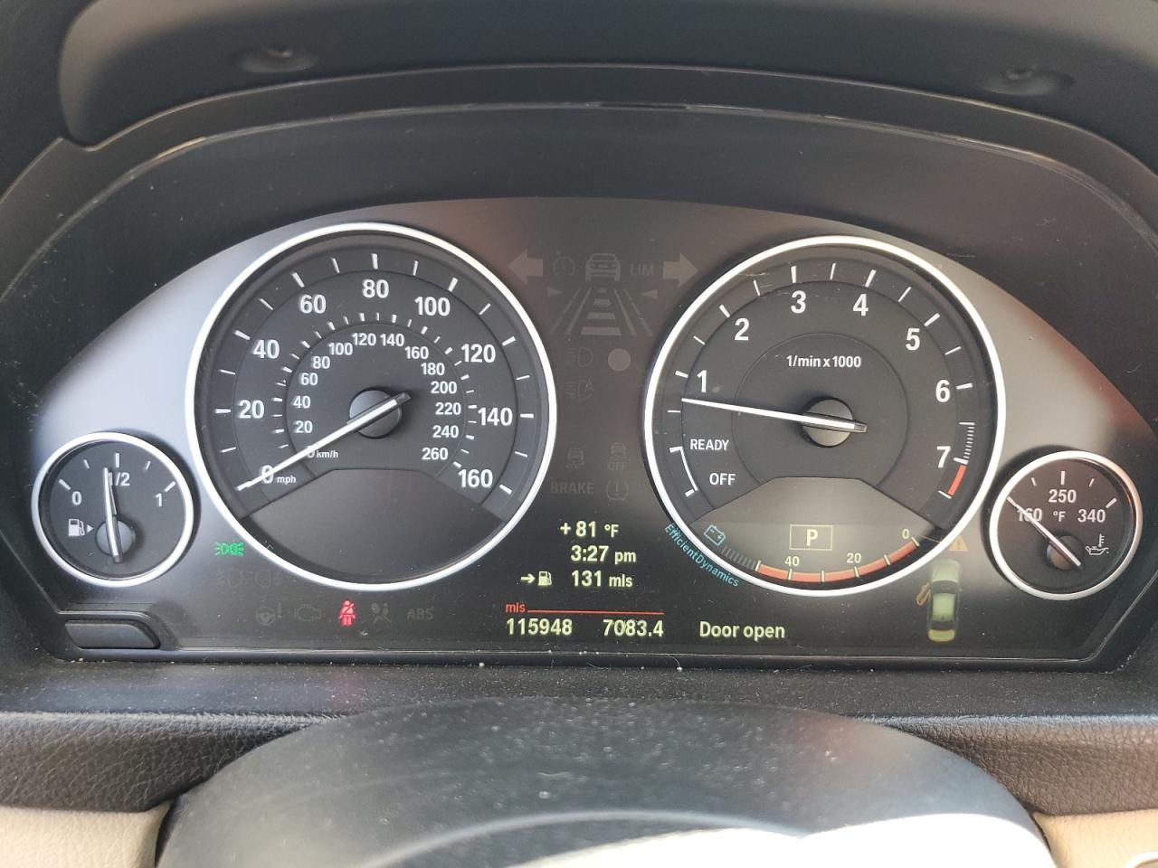 2013 BMW 335 Xi VIN: WBA3B9C50DF585942 Lot: 81073555