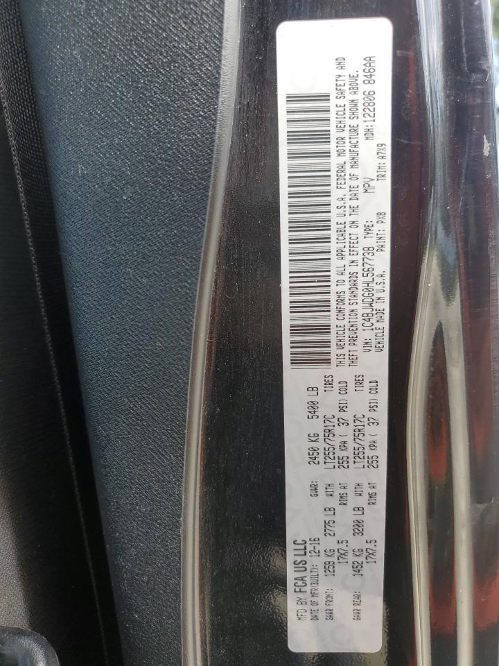 2017 Jeep Wrangler Unlimited Sport VIN: 1C4BJWDG0HL567738 Lot: 83786155