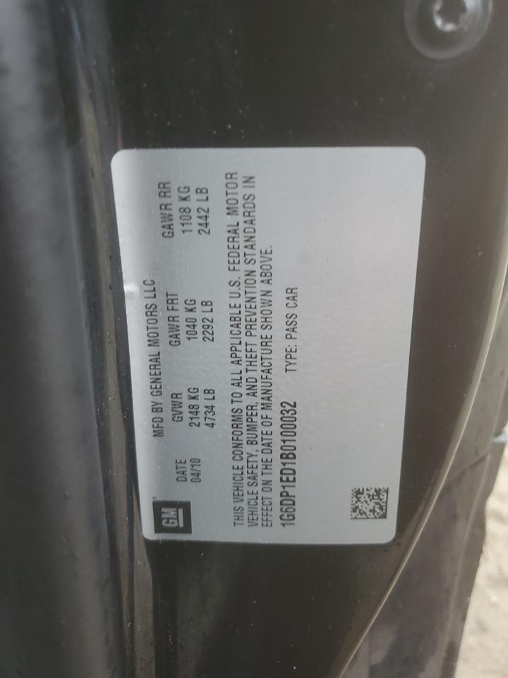 2011 Cadillac Cts Premium Collection VIN: 1G6DP1ED1B0100032 Lot: 71800395