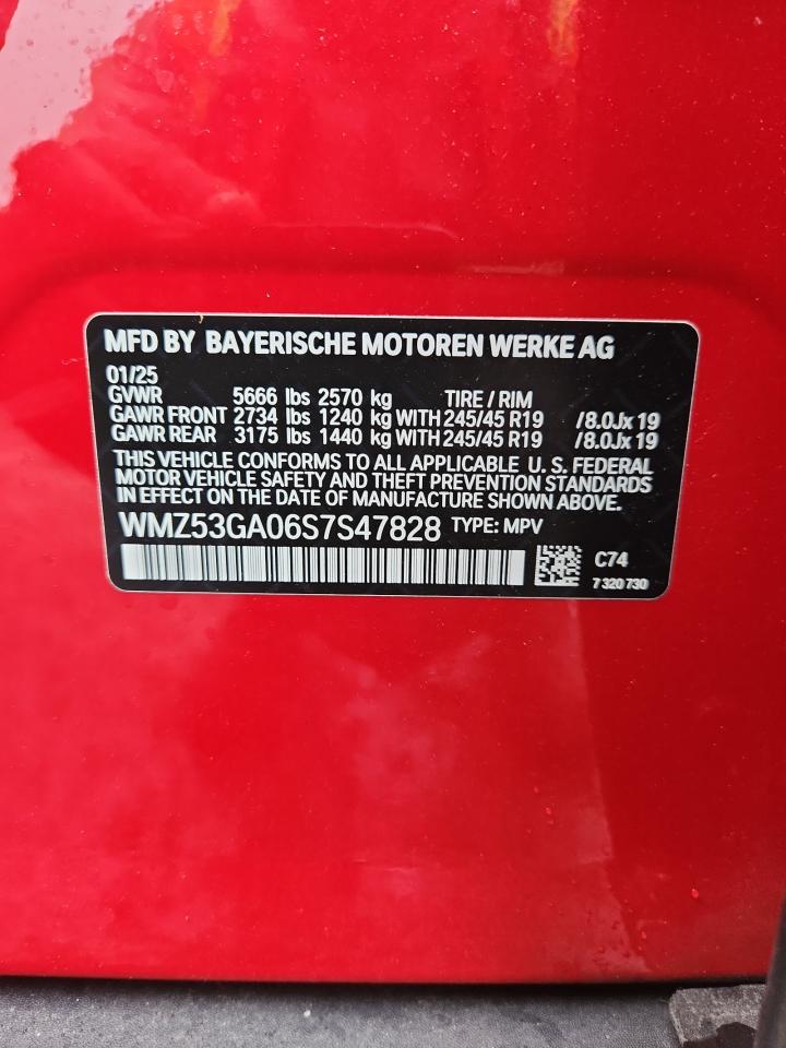 2025 Mini Countryman Se All4 VIN: WMZ53GA06S7S47828 Lot: 82102625