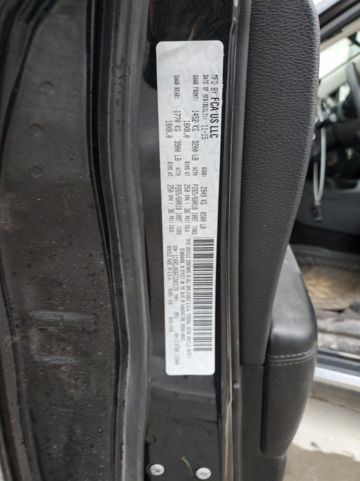 2015 Dodge Durango Sxt VIN: 1C4RDJAG6FC203172 Lot: 81676485