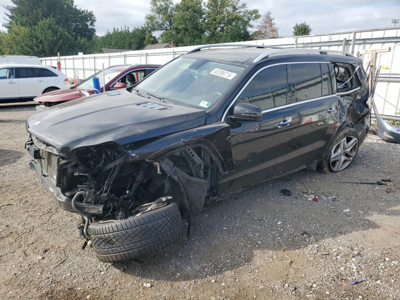 2014 MERCEDES-BENZ GL-CLASS BLACK VIN: 4JGDF7DE2EA302188