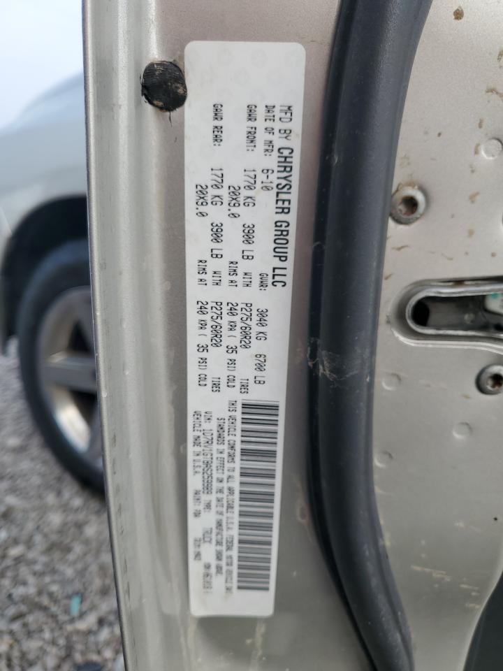 2010 Dodge Ram 1500 VIN: 1D7RV1GT8AS259989 Lot: 71622335