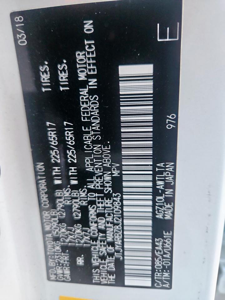 2018 Lexus Nx 300 Base VIN: JTJYARBZ8J2109843 Lot: 84608235