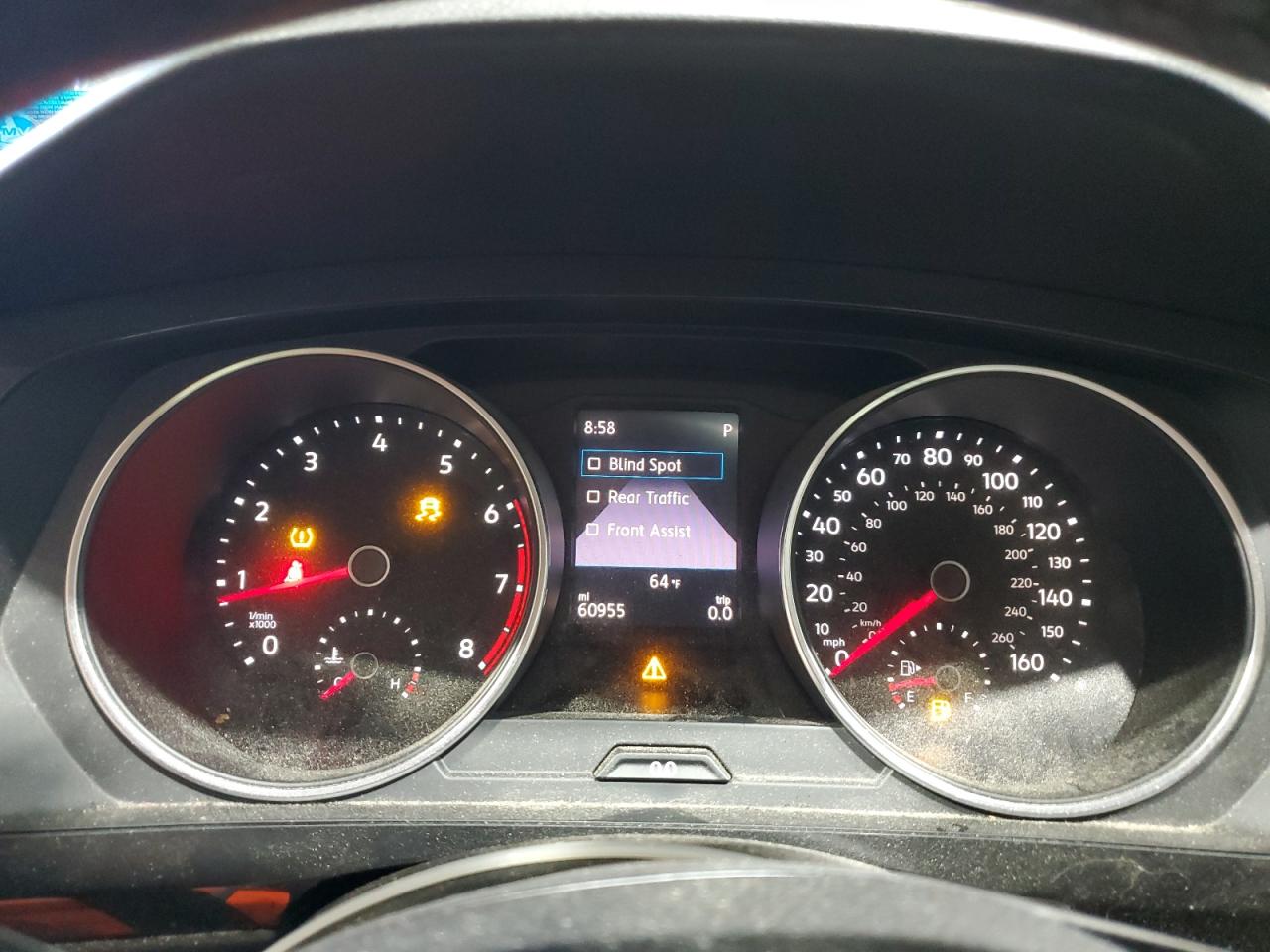 2019 Volkswagen Tiguan Se VIN: 3VV2B7AX8KM154240 Lot: 81487645