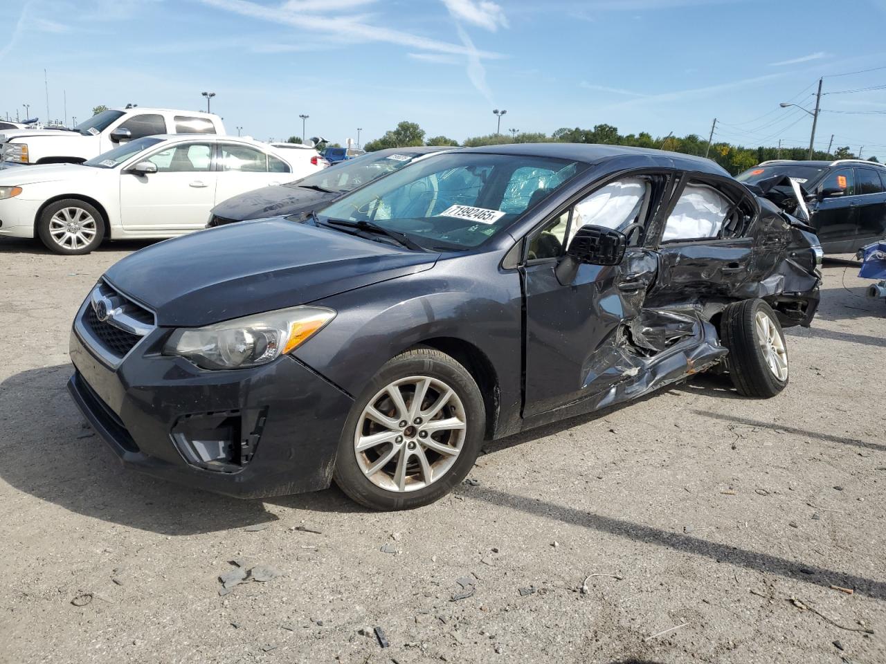 SUBARU IMPREZA 2012. Lot# 71992465. VIN JF1GJAC68CH029968. Photo 1