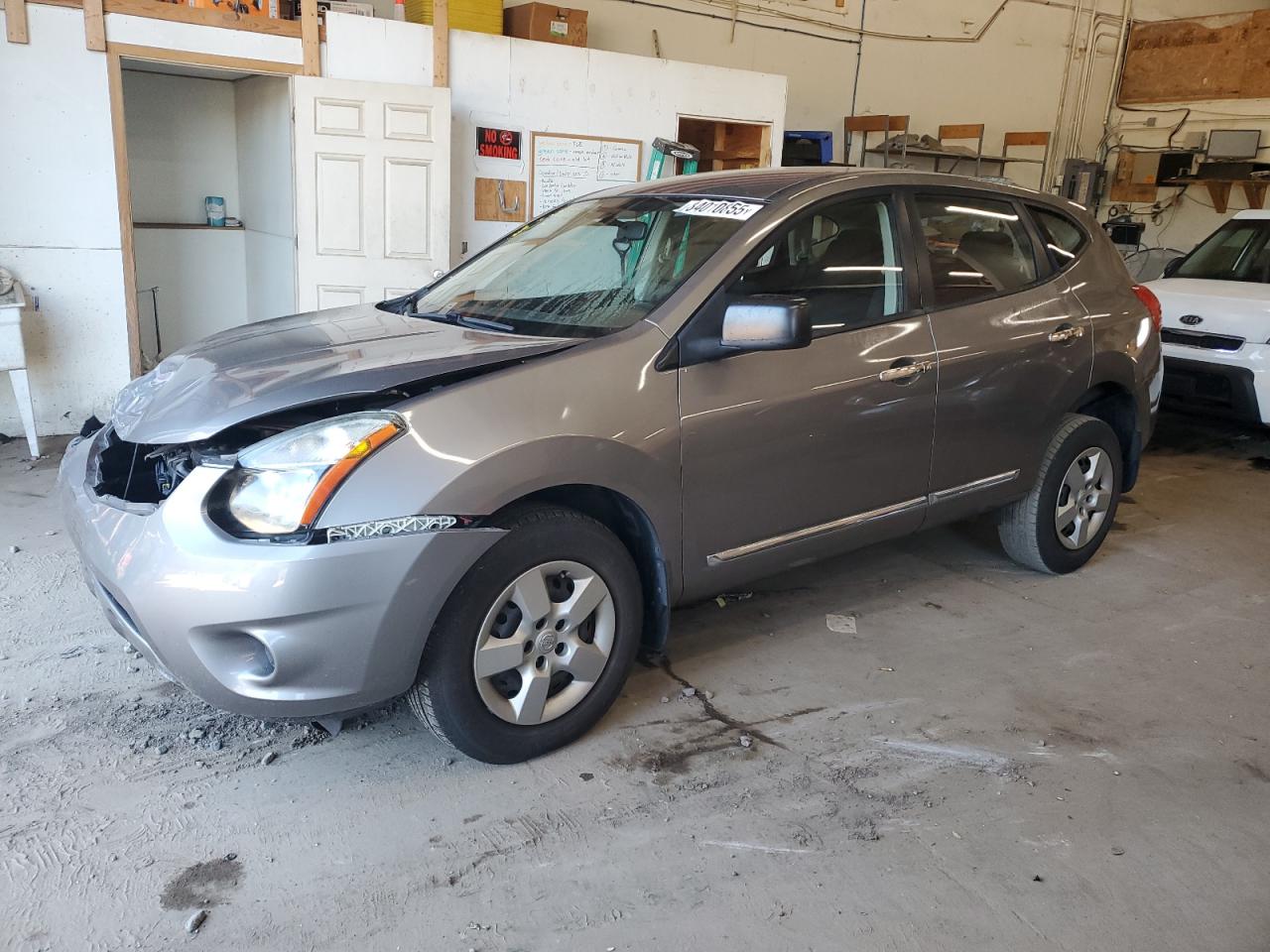2014 Nissan Rogue Select S grey suv gasoline JN8AS5MT0EW610134 photo #1