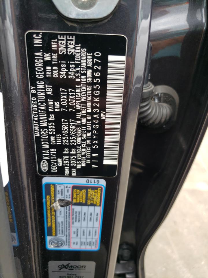 2019 Kia Sorento L VIN: 5XYPG4A32KG556270 Lot: 71901925