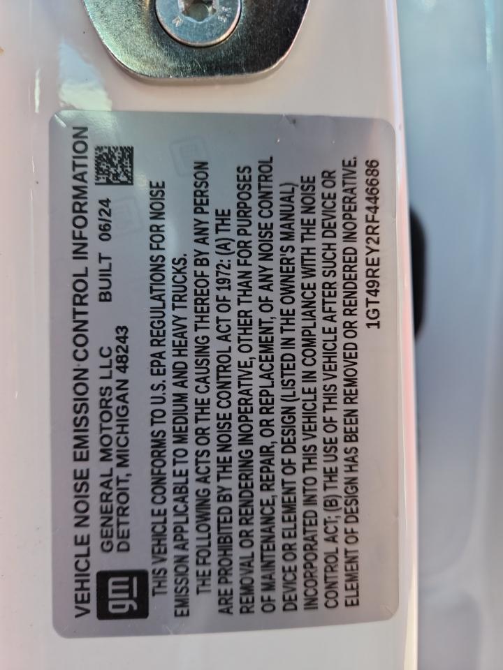 2024 GMC Sierra K2500 Denali VIN: 1GT49REY2RF446686 Lot: 81304535