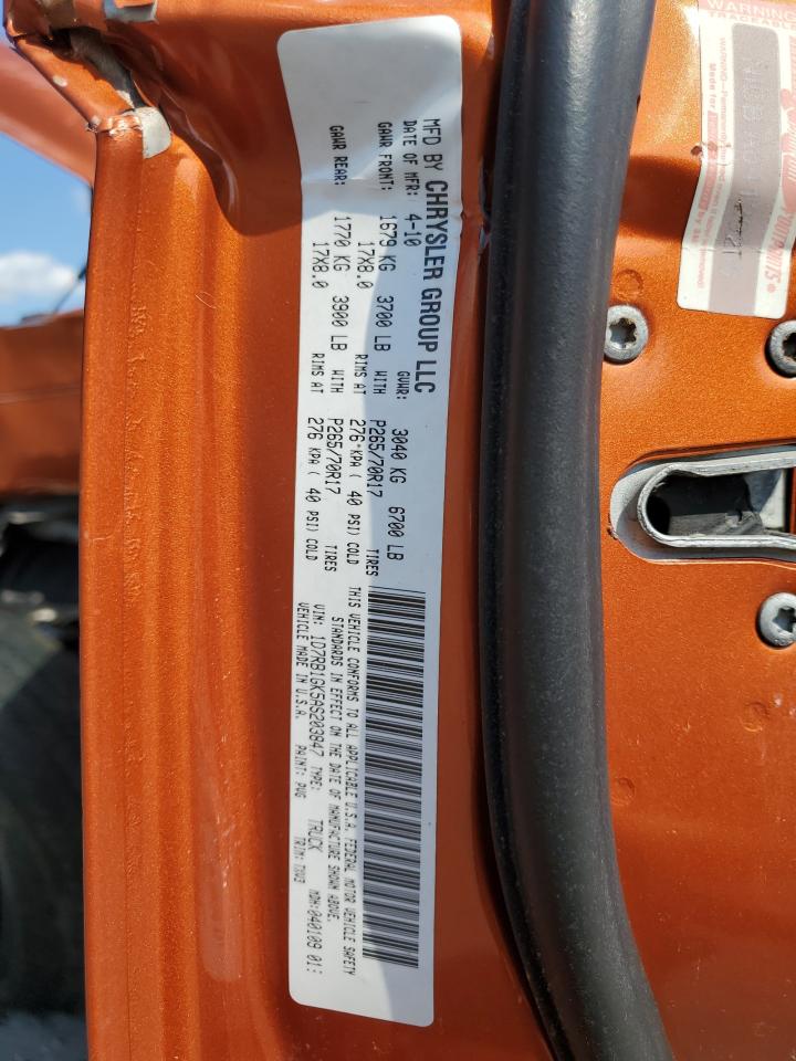 2010 Dodge Ram 1500 VIN: 1D7RB1GK5AS203847 Lot: 71507115