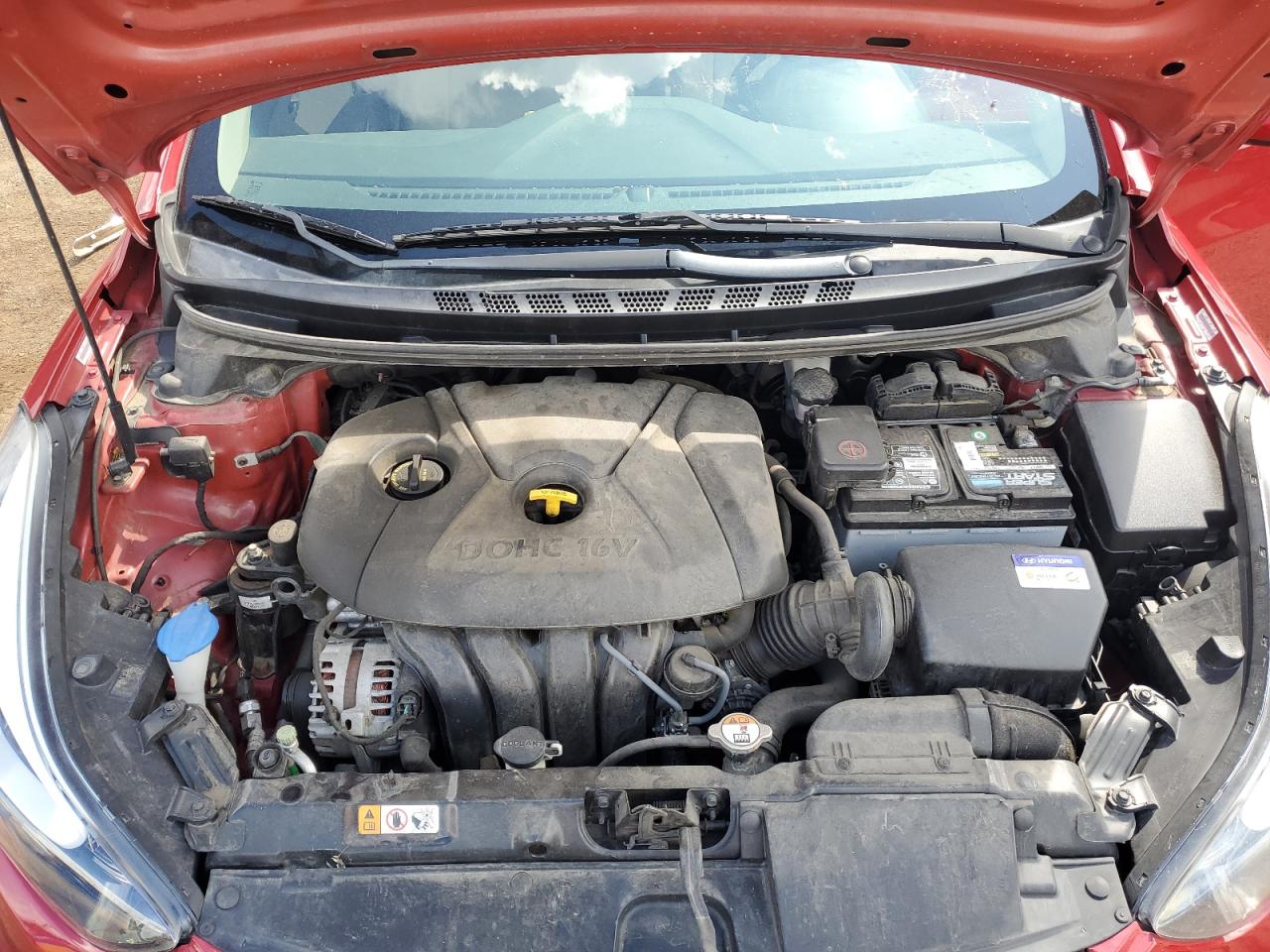 2014 Hyundai Elantra Se VIN: KMHDH4AE6EU158303 Lot: 81298315