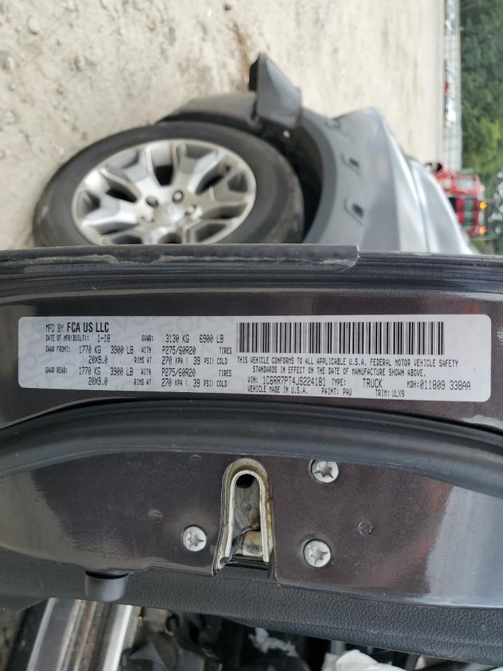 2018 Ram 1500 Longhorn VIN: 1C6RR7PT4JS224181 Lot: 80425815