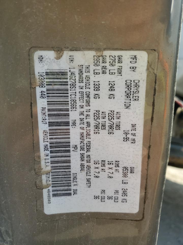 1996 Jeep Grand Cherokee Limited VIN: 1J4GZ78S1TC185661 Lot: 80693825