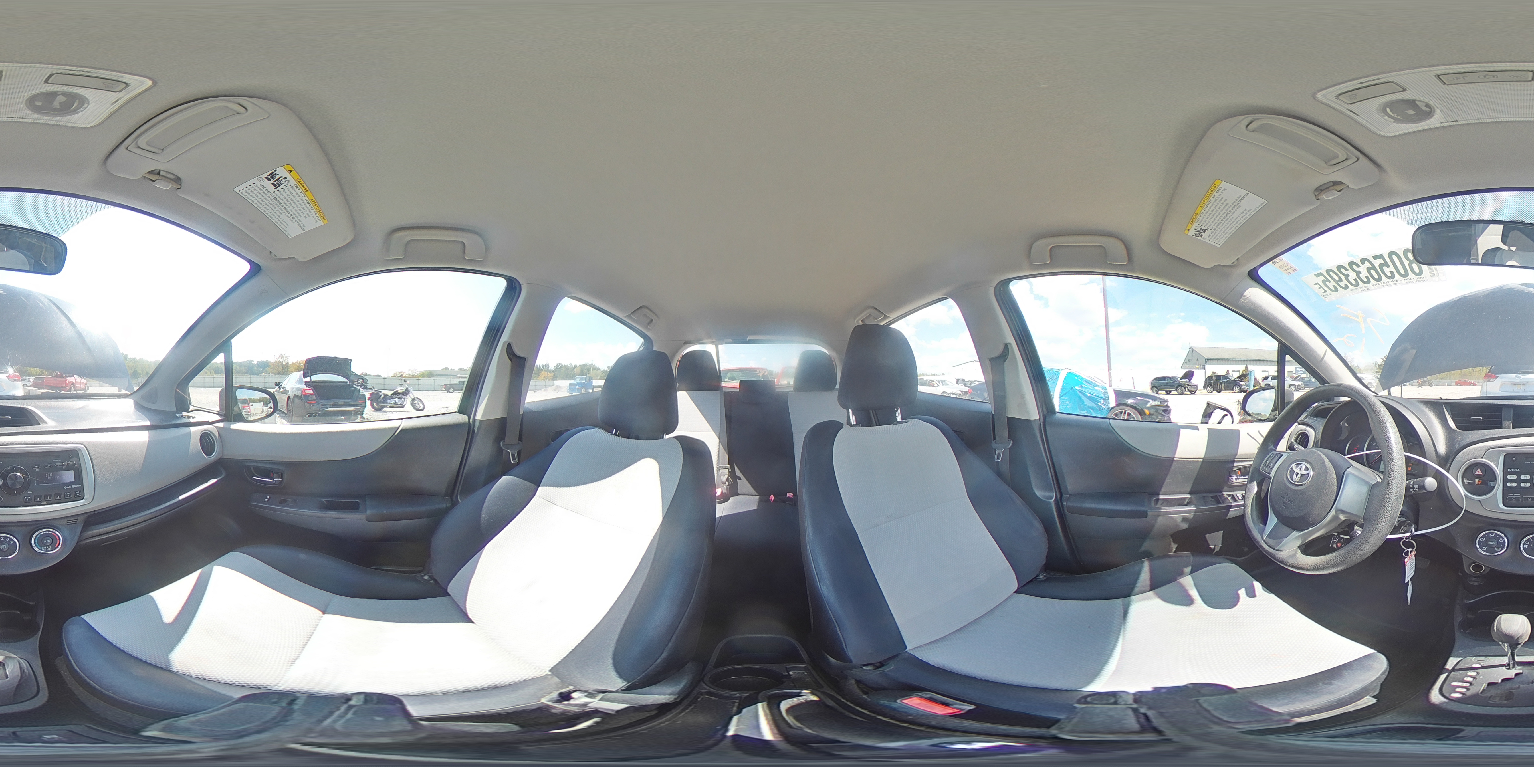 2012 Toyota Yaris VIN: JTDKTUD31CD504338 Lot: 80563395