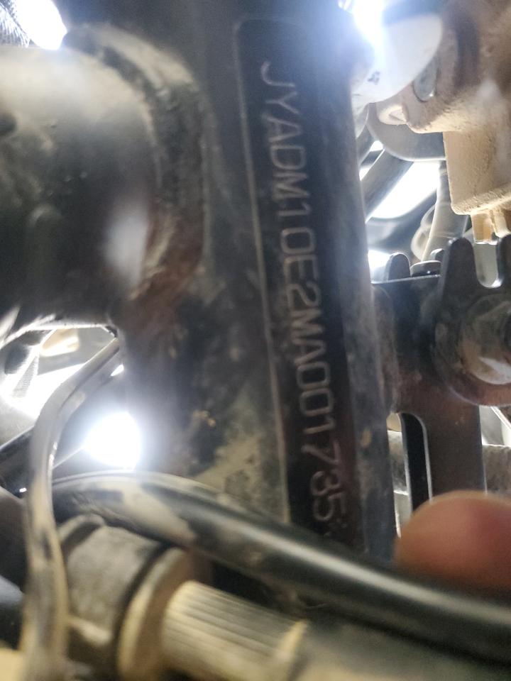 2021 Yamaha Xtz690 VIN: JYADM10E2MA001735 Lot: 83938235