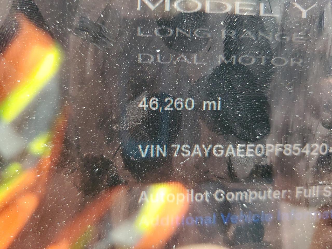 2023 Tesla Model Y VIN: 7SAYGAEE0PF854204 Lot: 71225395