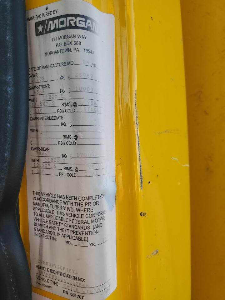 2019 International 4000 4300 VIN: 3HAMMMML8KL382846 Lot: 81086445