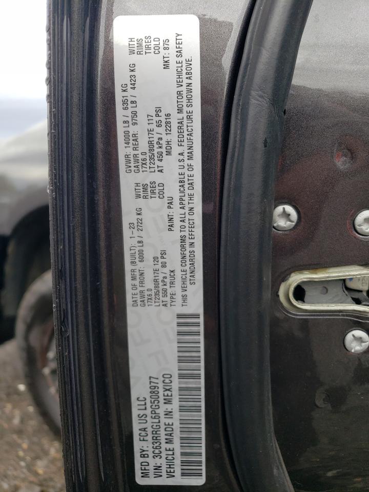 2023 Ram 3500 Tradesman VIN: 3C63RRGL6PG508977 Lot: 82138125