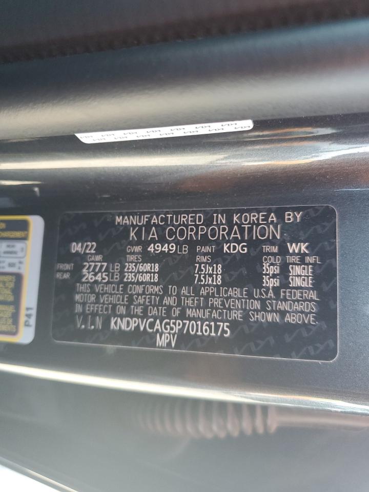 2023 Kia Sportage Ex VIN: KNDPVCAG5P7016175 Lot: 81267835