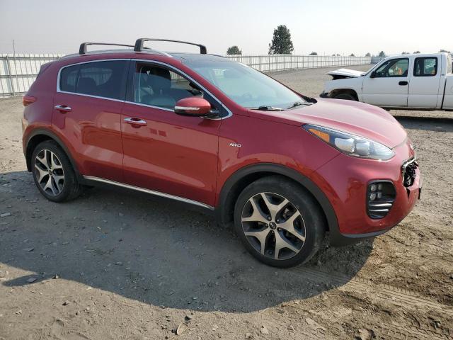  KIA SPORTAGE 2017 Красный