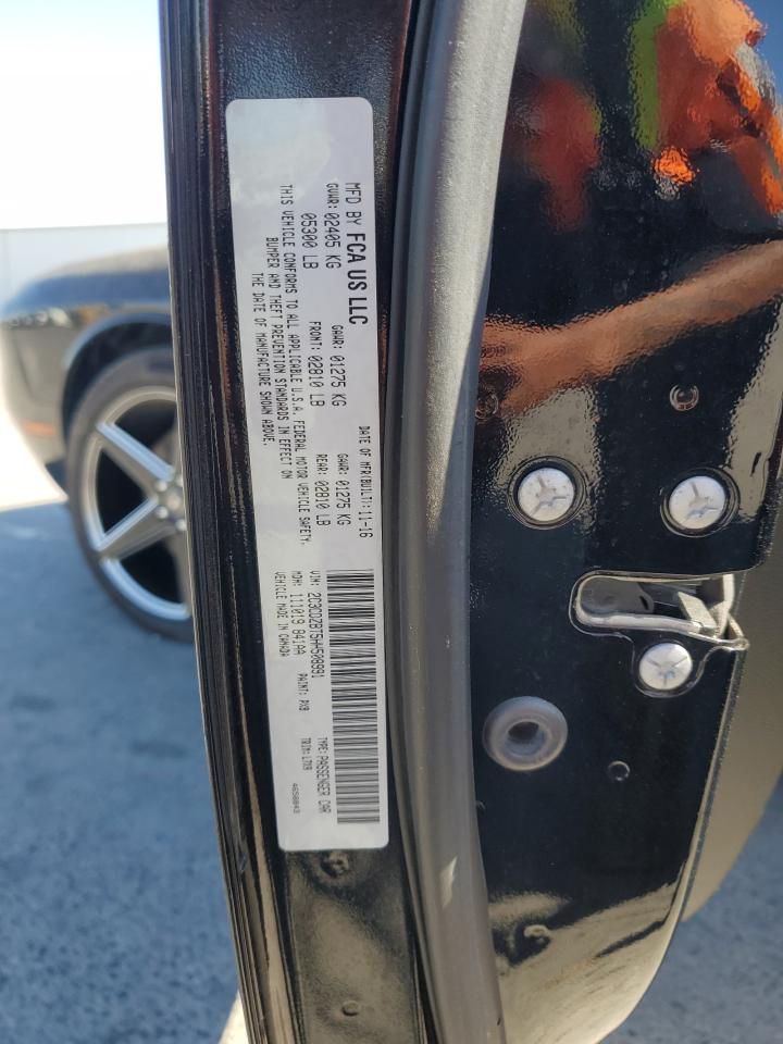 2017 Dodge Challenger R/T VIN: 2C3CDZBT5HH508991 Lot: 80748875