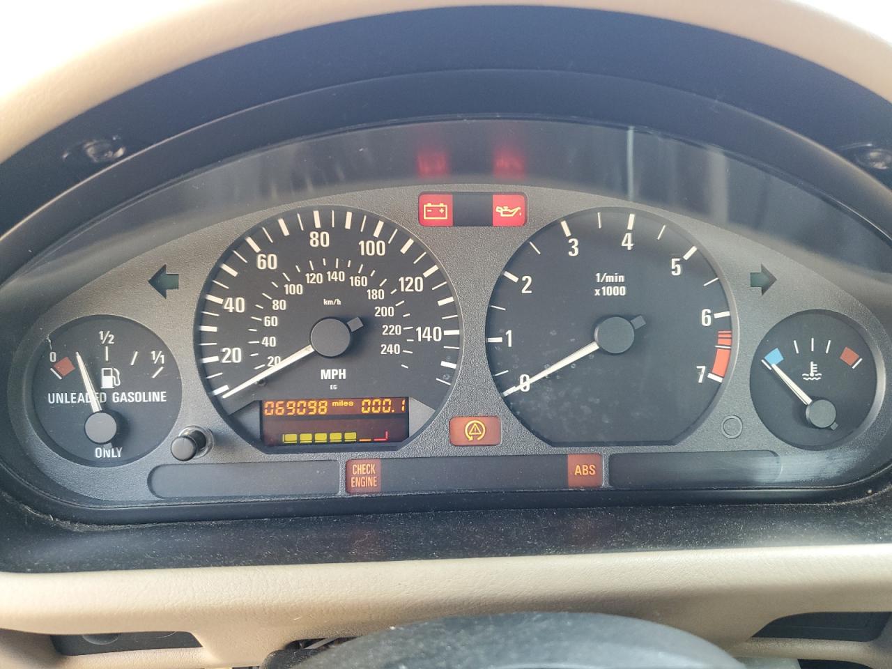 1997 BMW Z3 1.9 VIN: 4USCH7326VLE02670 Lot: 71667925