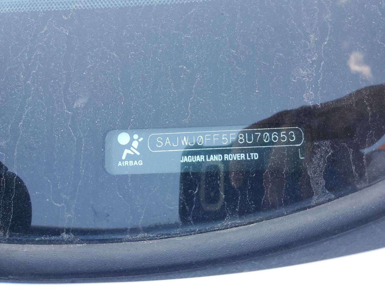 2015 Jaguar Xf 3.0 Sport Awd VIN: SAJWJ0FF5F8U70653 Lot: 70289015