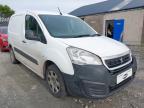 2018 PEUGEOT PARTNER PROFESSION L1 BLU 850 1.6 BLUEHDI 100 PROFESSIONAL for sale at Copart BELFAST