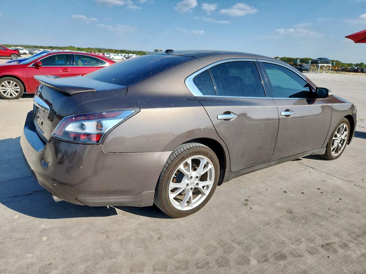 2013 Nissan Maxima S brown null gas 1N4AA5AP9DC825409 photo #4