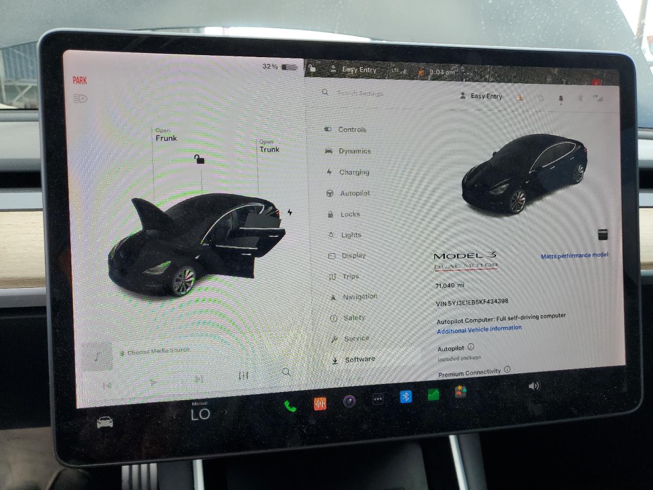 2019 Tesla Model 3 VIN: 5YJ3E1EB5KF434398 Lot: 72079285