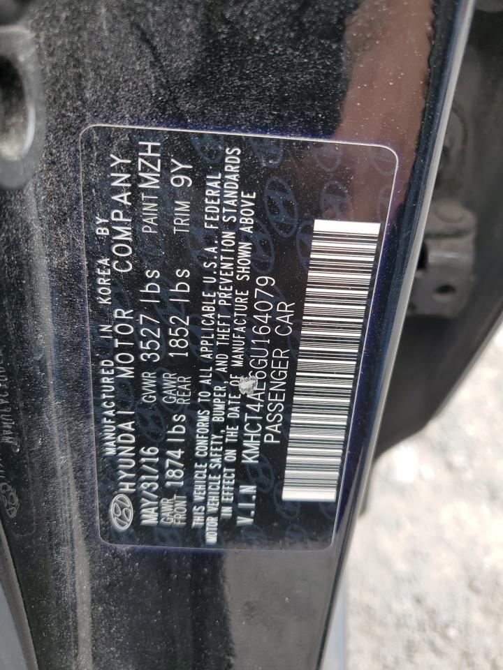 2016 Hyundai Accent Se VIN: KMHCT4AE6GU164079 Lot: 81675505