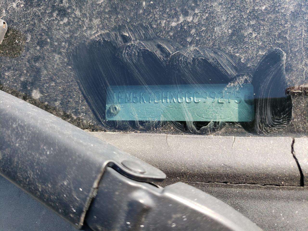 2016 Ford Explorer Xlt VIN: 1FM5K7DHXGGC99275 Lot: 71081405