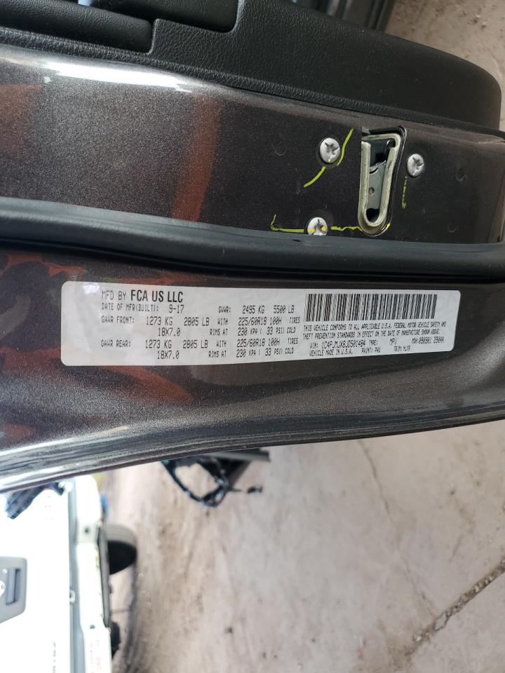 2018 Jeep Cherokee Overland VIN: 1C4PJMJX8JD501484 Lot: 81316345