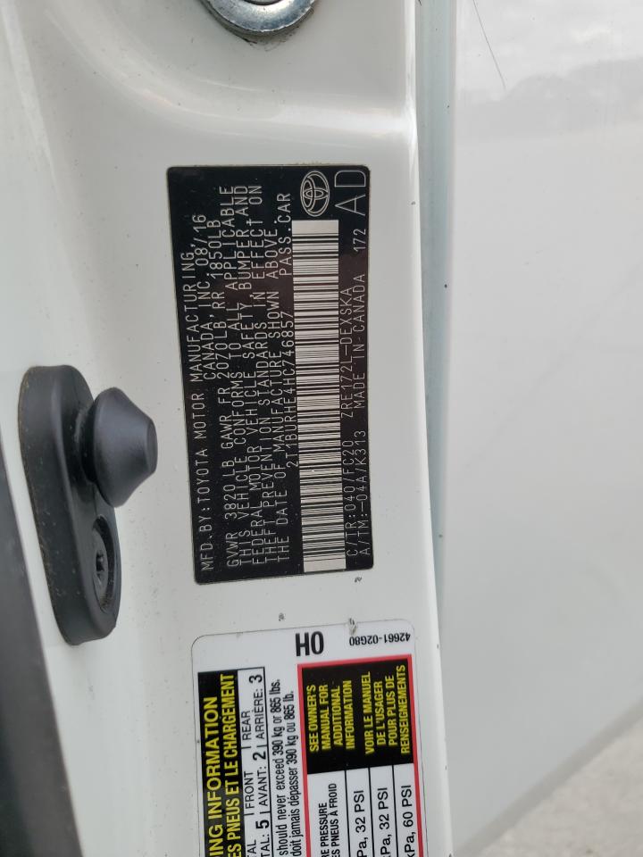 2017 Toyota Corolla L VIN: 2T1BURHE4HC746857 Lot: 81959015