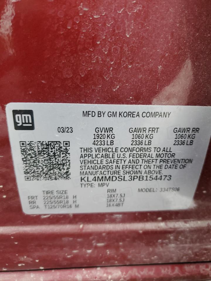 2023 Buick Encore Gx Select VIN: KL4MMDSL3PB154473 Lot: 81480525