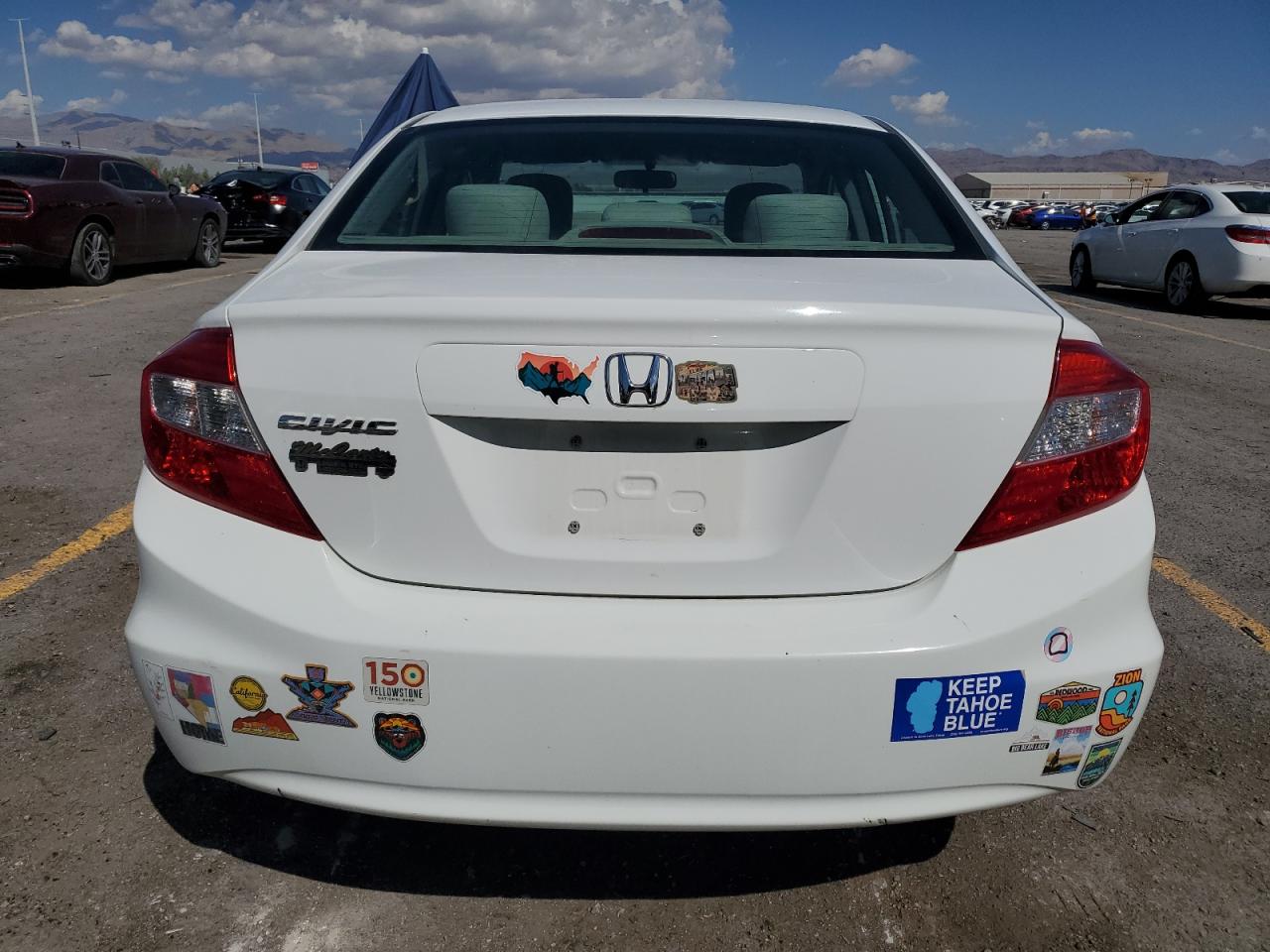 2012 Honda Civic Lx VIN: 2HGFB2F58CH609681 Lot: 84737585