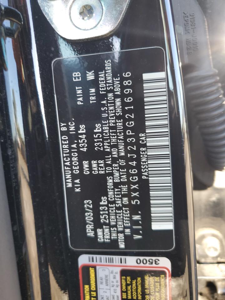 2023 Kia K5 Gt Line VIN: 5XXG64J23PG216986 Lot: 81566905