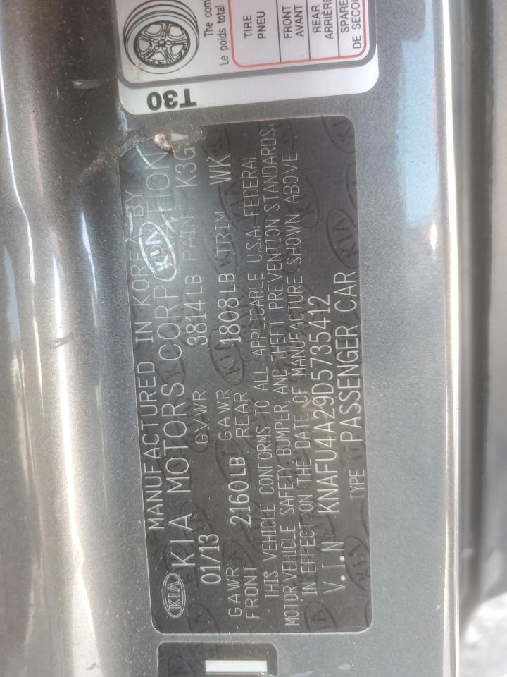 2013 Kia Forte Ex VIN: KNAFU4A29D5735412 Lot: 71714075