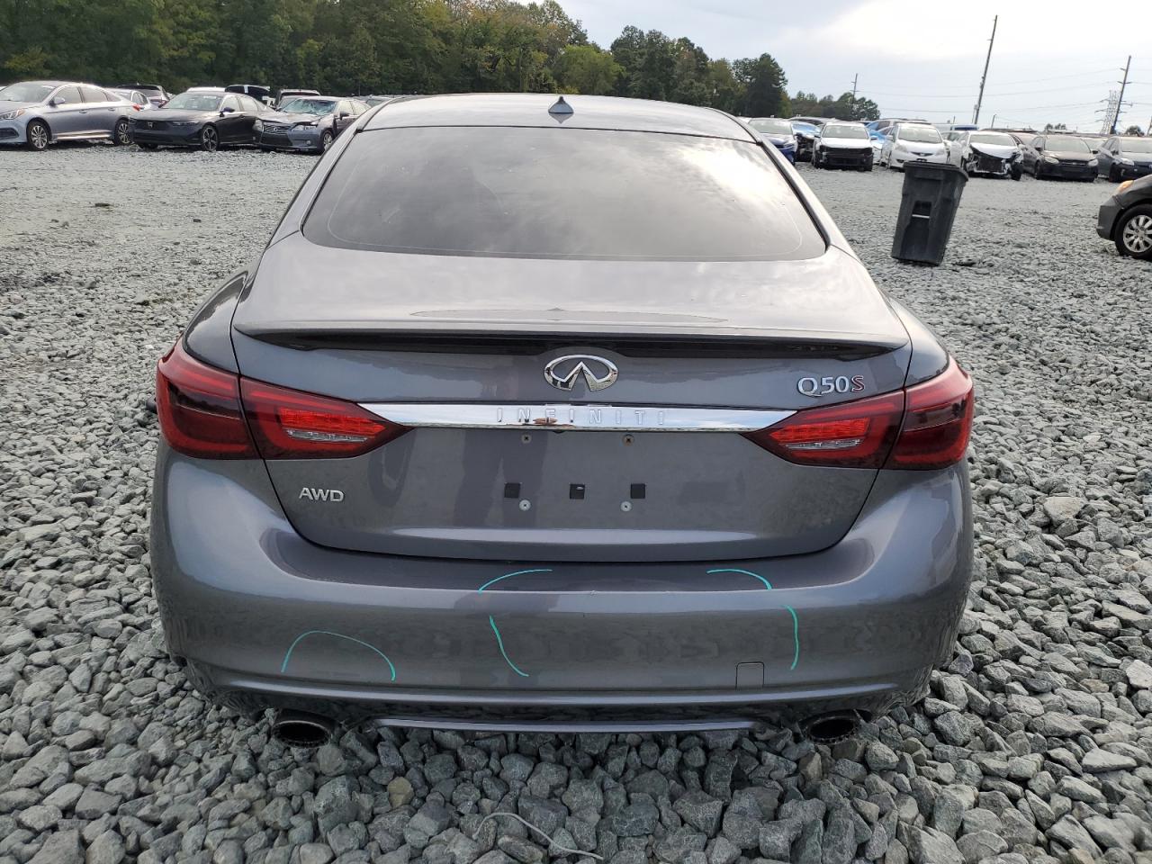 2019 Infiniti Q50 Red Sport 400 VIN: JN1FV7AR8KM801212 Lot: 80868635