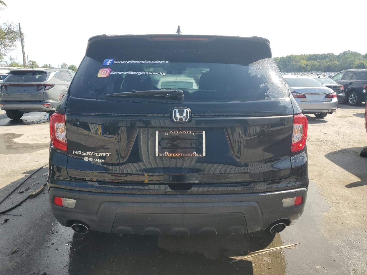 2021 Honda Passport Exl VIN: 5FNYF7H52MB008733 Lot: 70511625