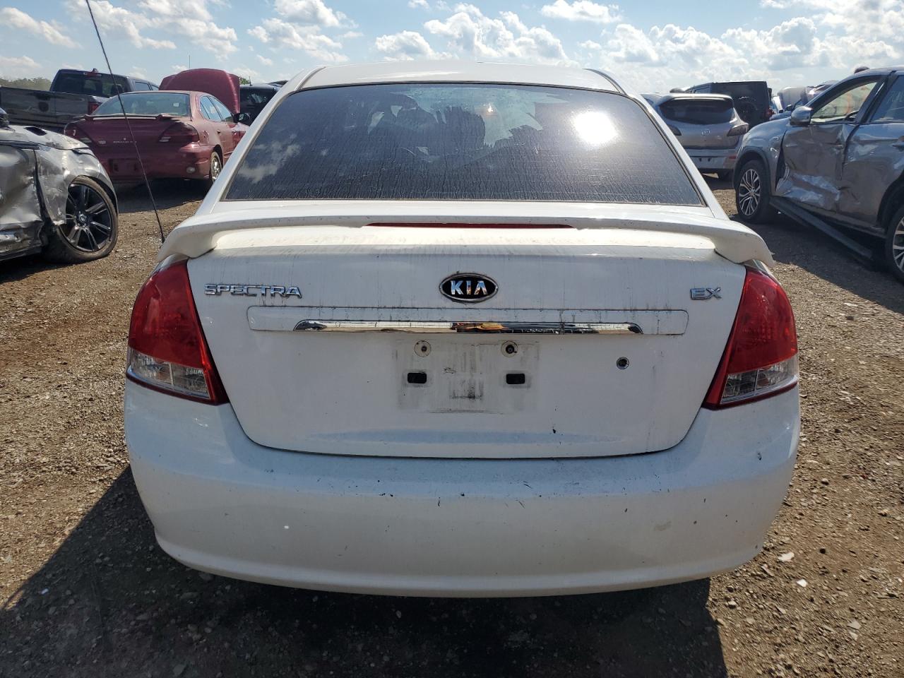 2007 Kia Spectra Ex VIN: KNAFE121875487496 Lot: 71214655