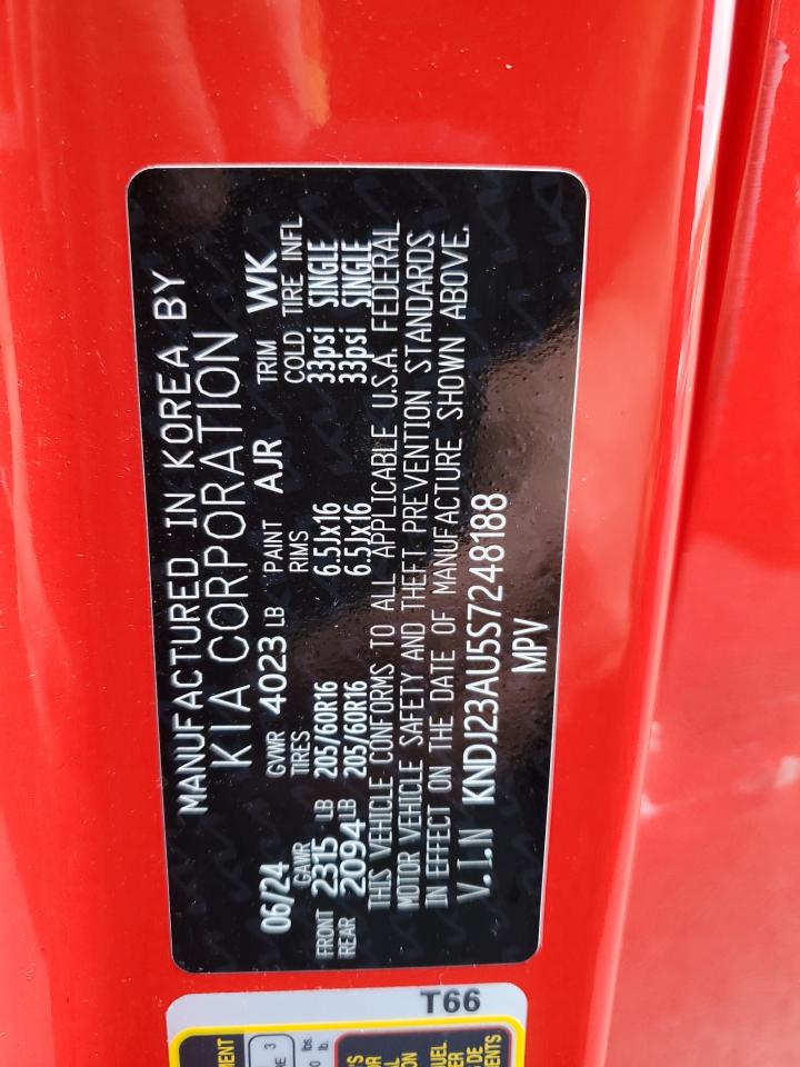 2025 Kia Soul Lx VIN: KNDJ23AU5S7248188 Lot: 84368605