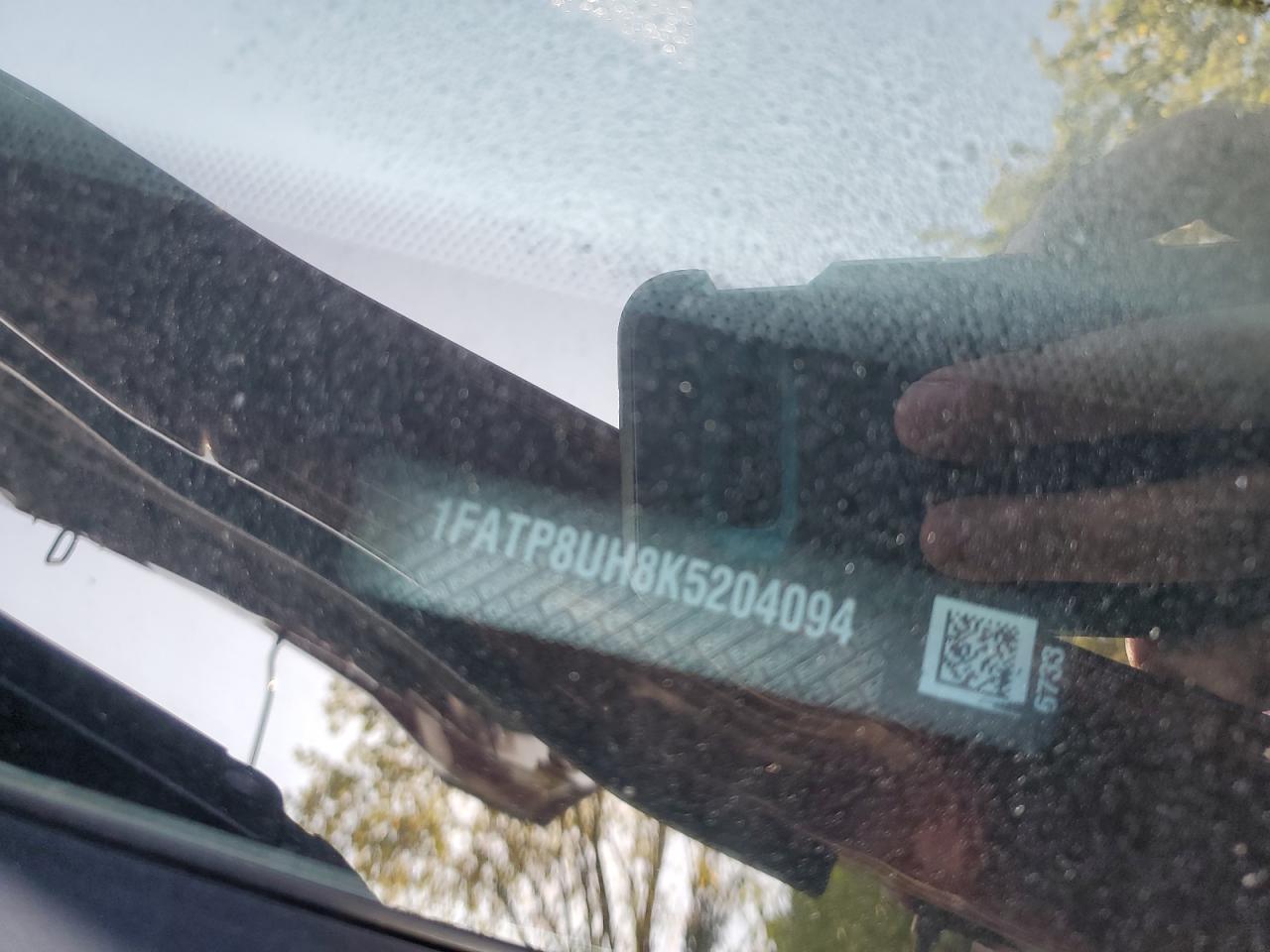 2019 Ford Mustang VIN: 1FATP8UH8K5204094 Lot: 80077795