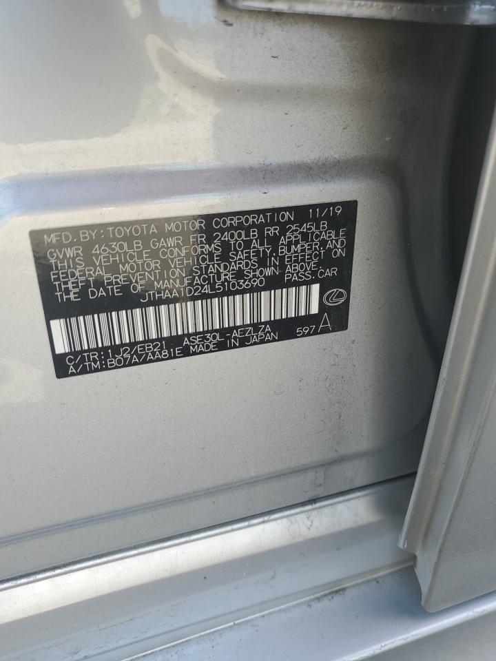 2020 Lexus Is 300 VIN: JTHAA1D24L5103690 Lot: 81615745