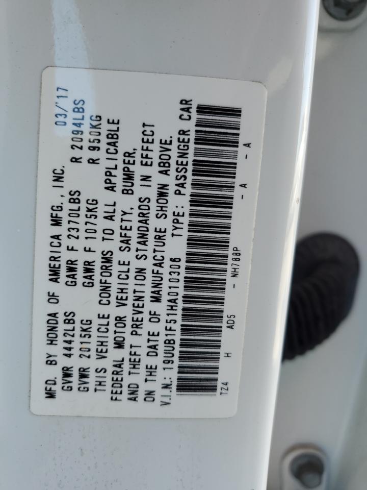 2017 Acura Tlx Tech VIN: 19UUB1F51HA010306 Lot: 71537585