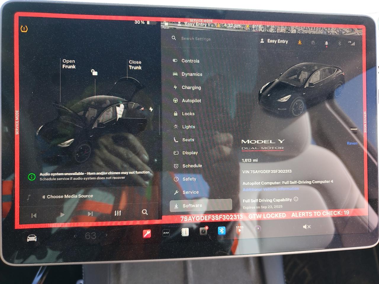 2025 Tesla Model Y VIN: 7SAYGDEF3SF302313 Lot: 80568965